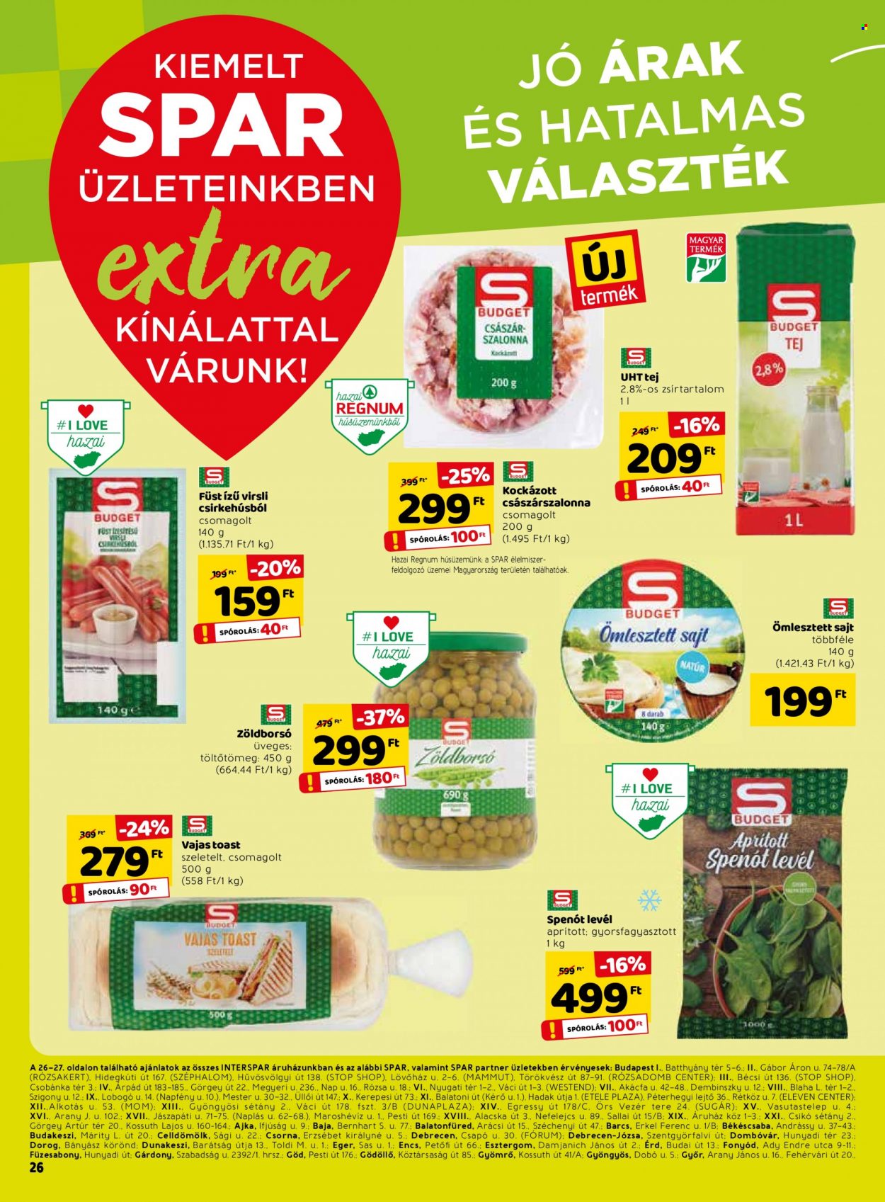 SPAR akciós újságok - 2022.01.20 - 2022.01.26. Oldal 1