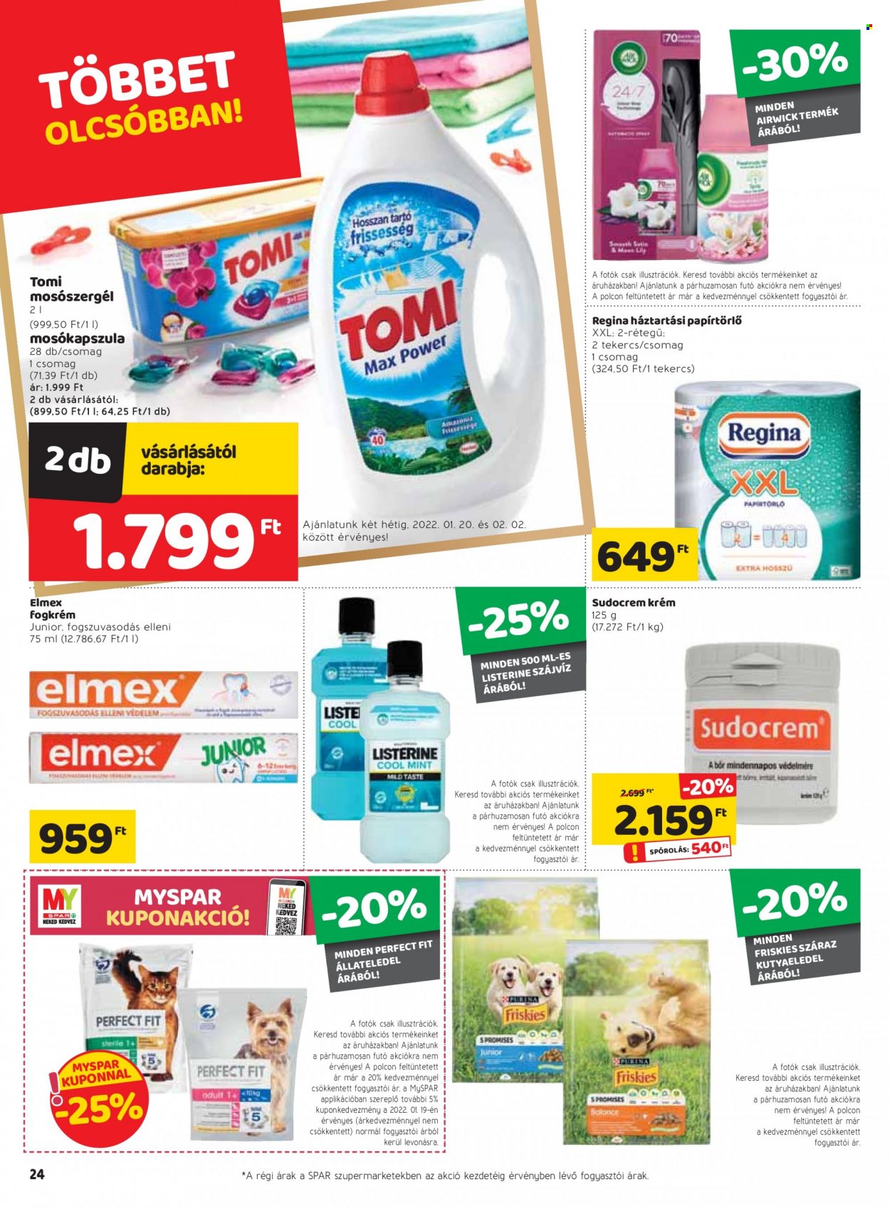 SPAR akciós újságok - 2022.01.20 - 2022.01.26. Oldal 30