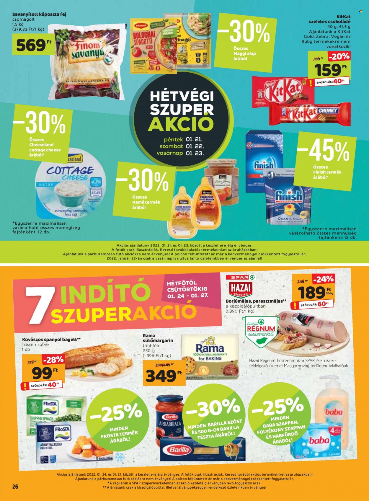 SPAR akciós újságok - 2022.01.20 - 2022.01.26. Oldal 32
