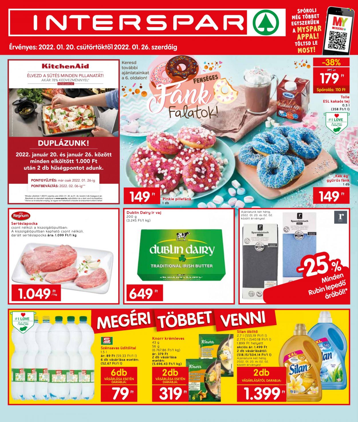INTERSPAR akciós újságok - 2022.01.20 - 2022.01.26. Oldal 1