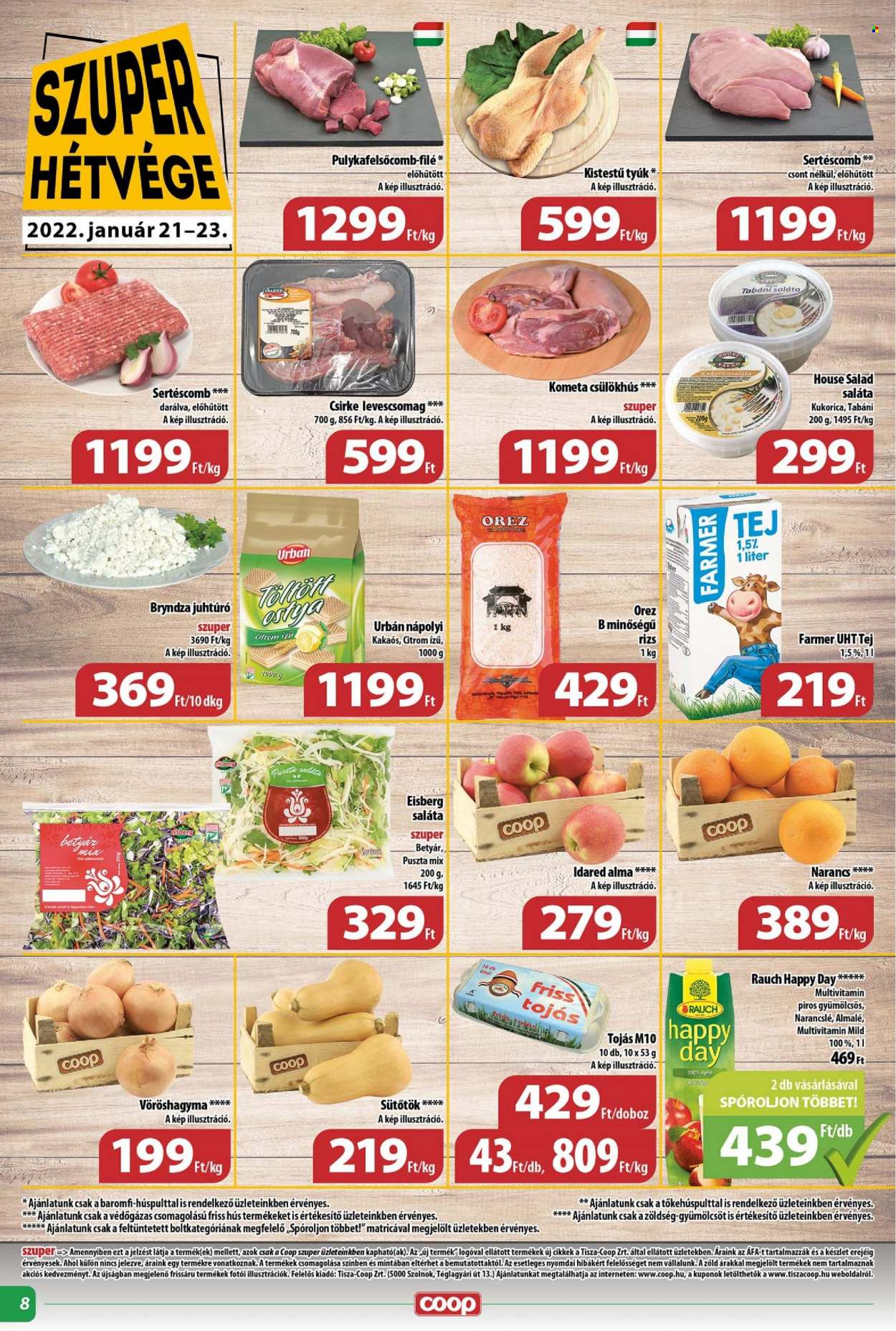 Coop akciós újságok - 2022.01.19 - 2022.01.25. Oldal 8