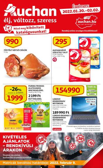 Újság Auchan - 2022.01.20 - 2022.02.02.
