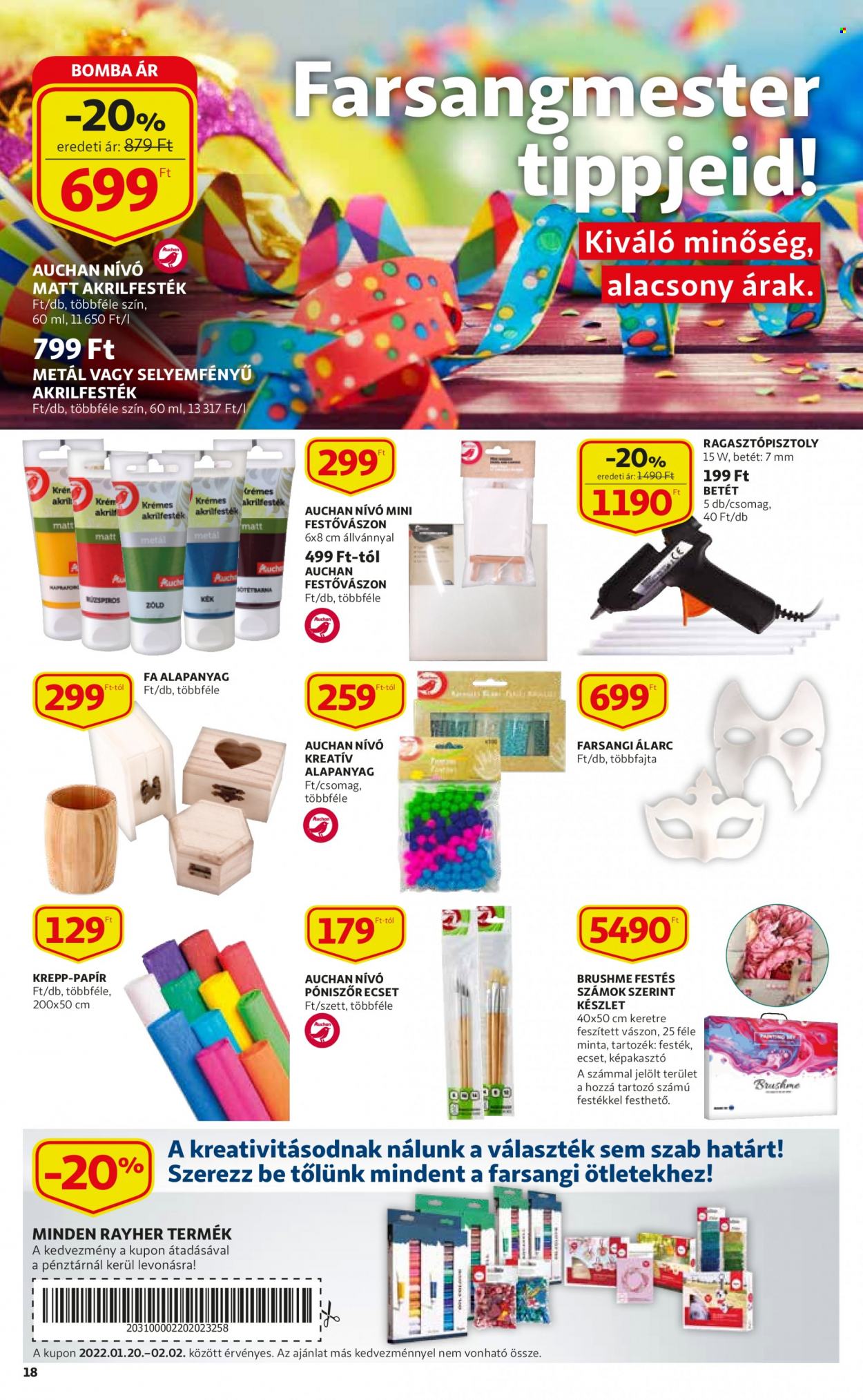 Auchan akciós újságok - 2022.01.20 - 2022.02.02. Oldal 18