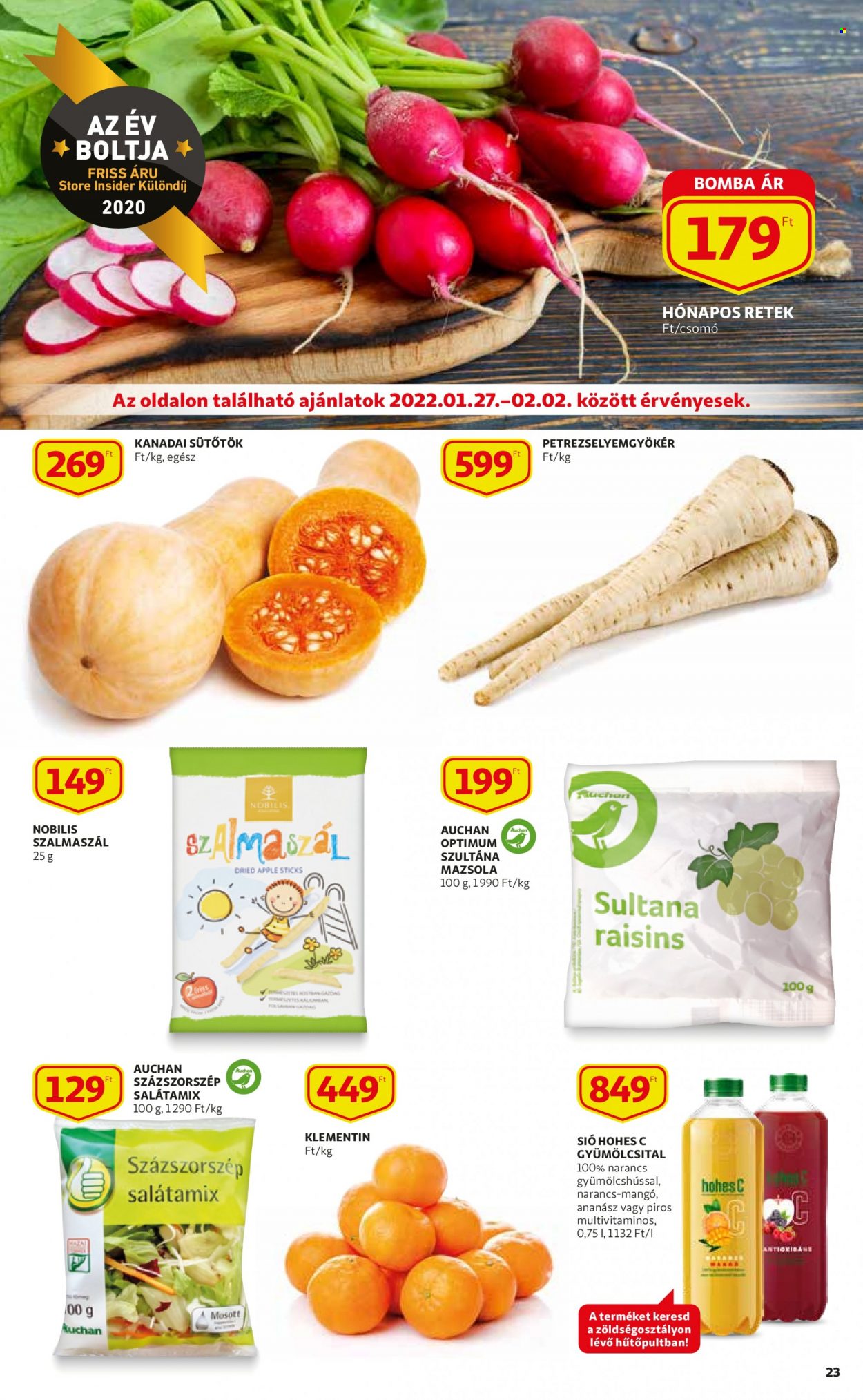 Auchan akciós újságok - 2022.01.20 - 2022.02.02. Oldal 23