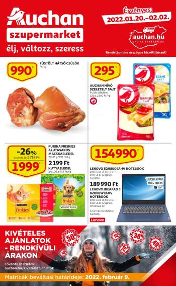 Újság Auchan - 2022.01.20 - 2022.02.02.