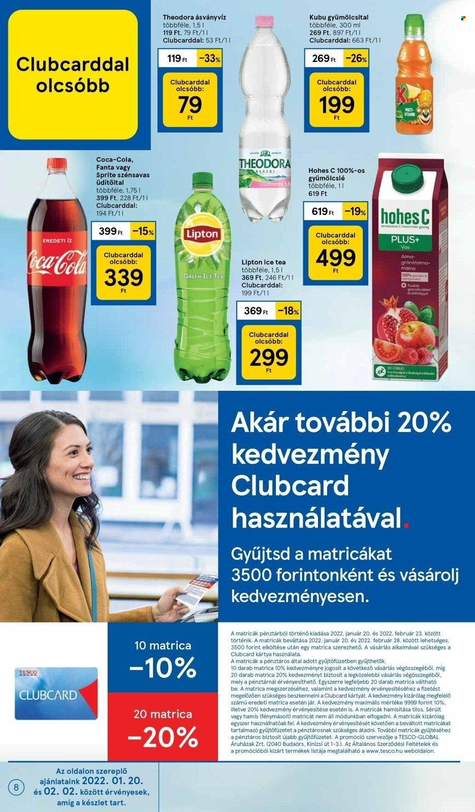 TESCO akciós újságok - 2022.01.20 - 2022.01.26. Oldal 8