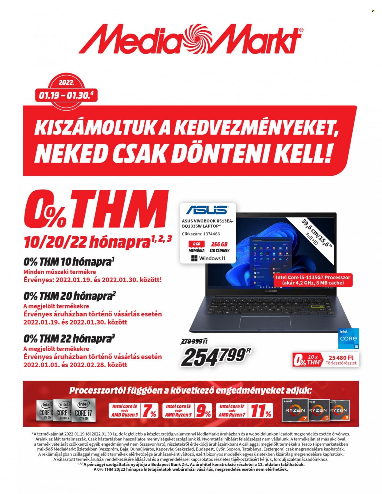 MediaMarkt akciós újságok - 2022.01.19 - 2022.01.30. Oldal 1