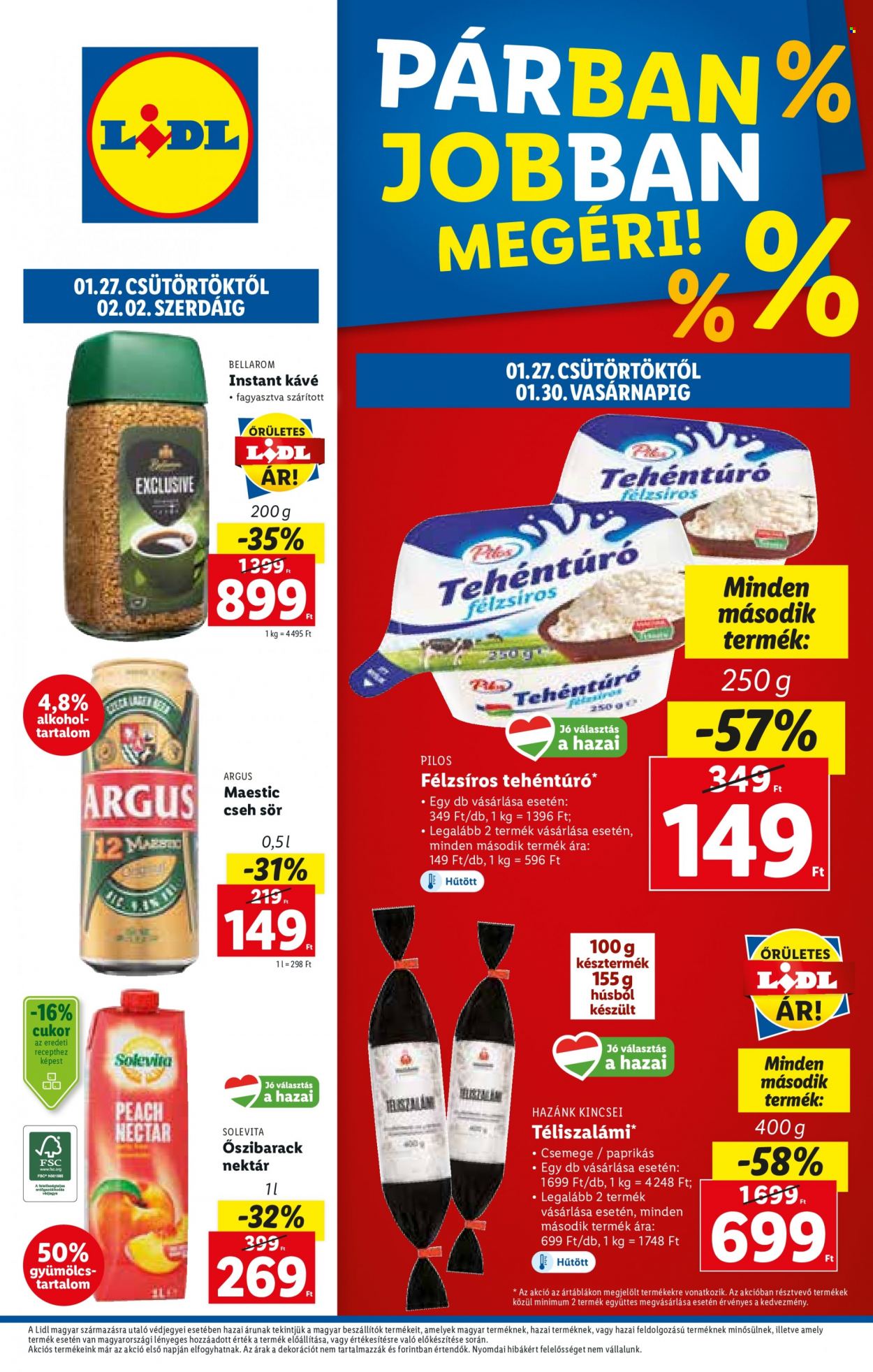 Lidl akciós újságok - 2022.01.27 - 2022.02.02. Oldal 1