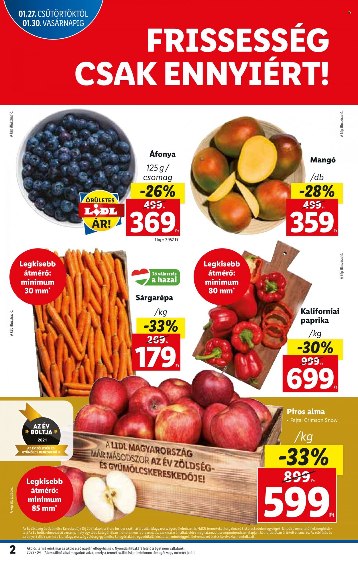 Lidl akciós újságok - 2022.01.27 - 2022.02.02. Oldal 2