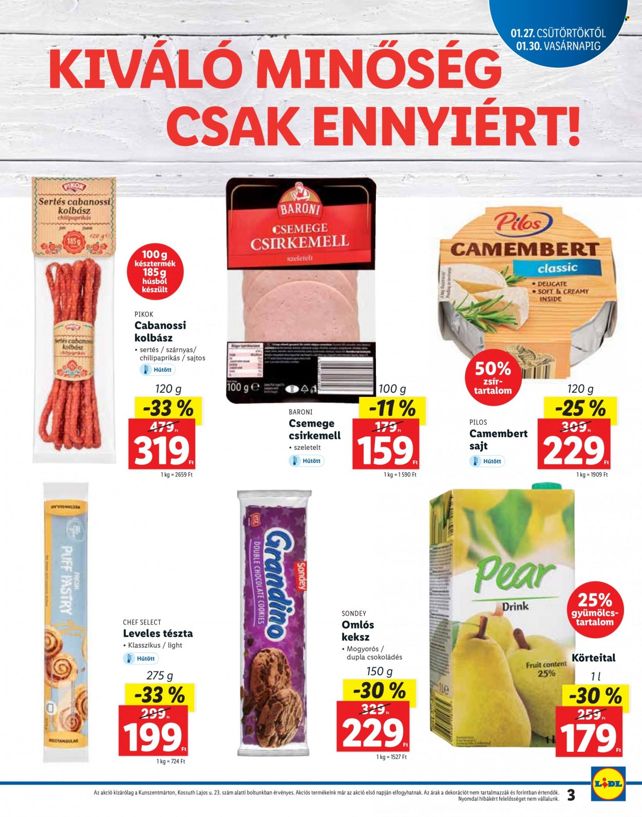 Lidl akciós újságok - 2022.01.27 - 2022.01.30. Oldal 3