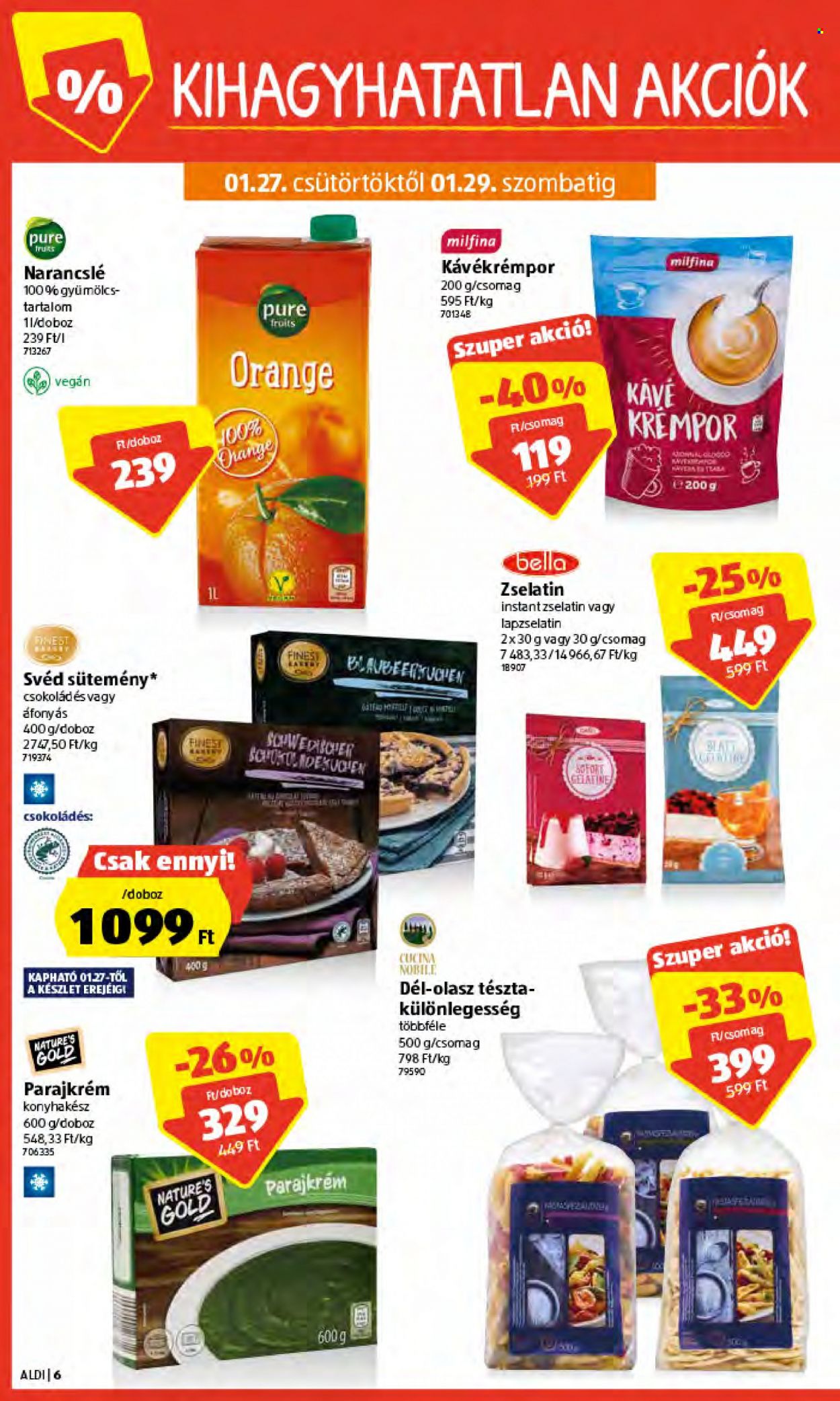 Aldi akciós újságok - 2022.01.27 - 2022.02.02. Oldal 6