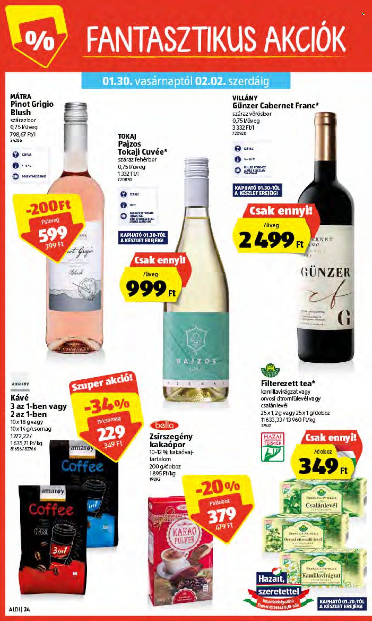 Aldi akciós újságok - 2022.01.27 - 2022.02.02. Oldal 24
