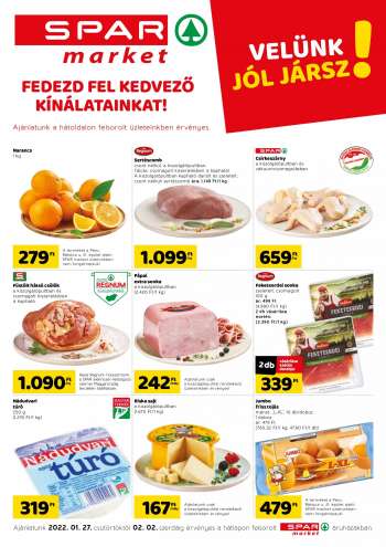 Újság SPAR market - 2022.01.27 - 2022.02.02.