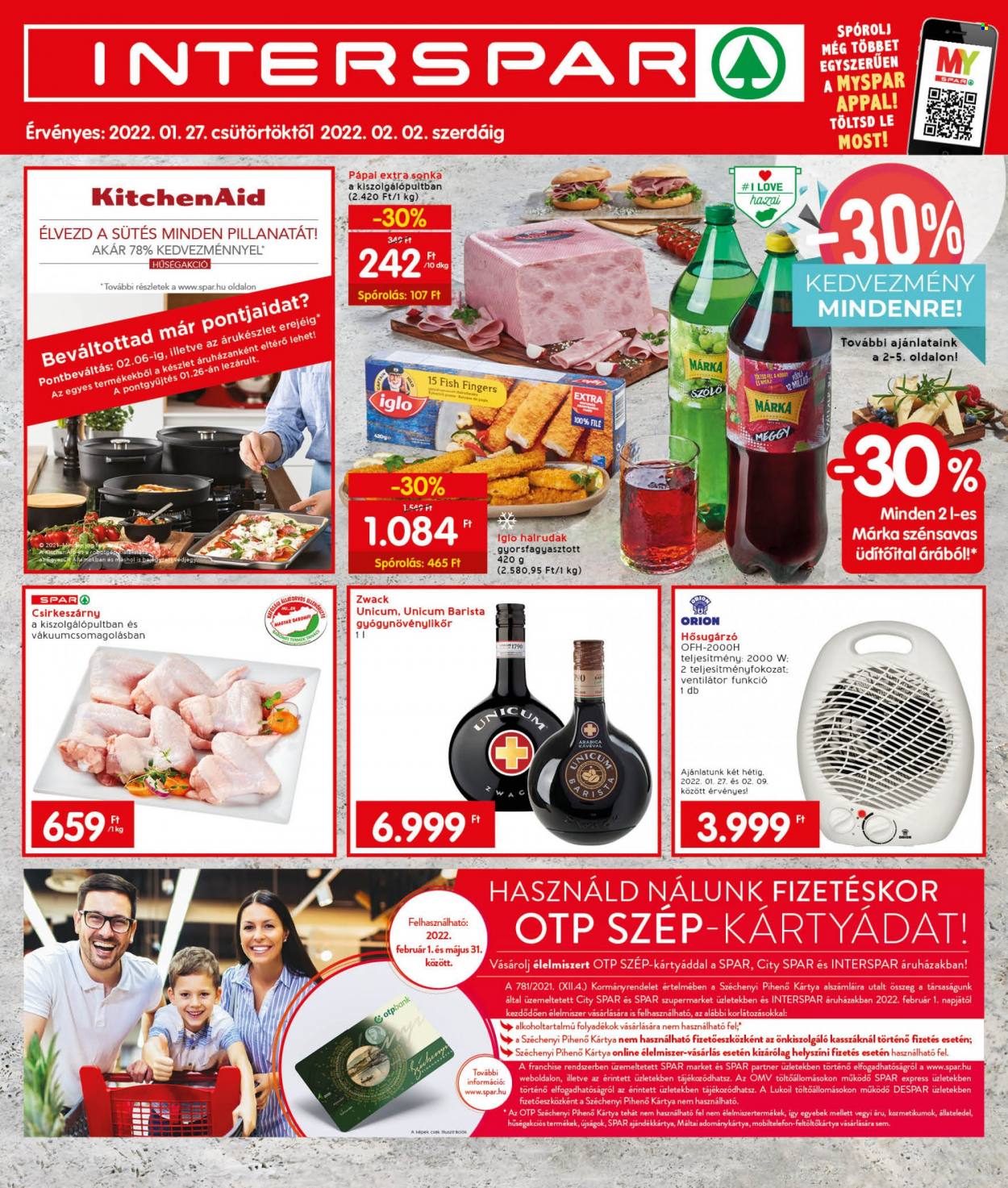 INTERSPAR akciós újságok - 2022.01.27 - 2022.02.02. Oldal 1