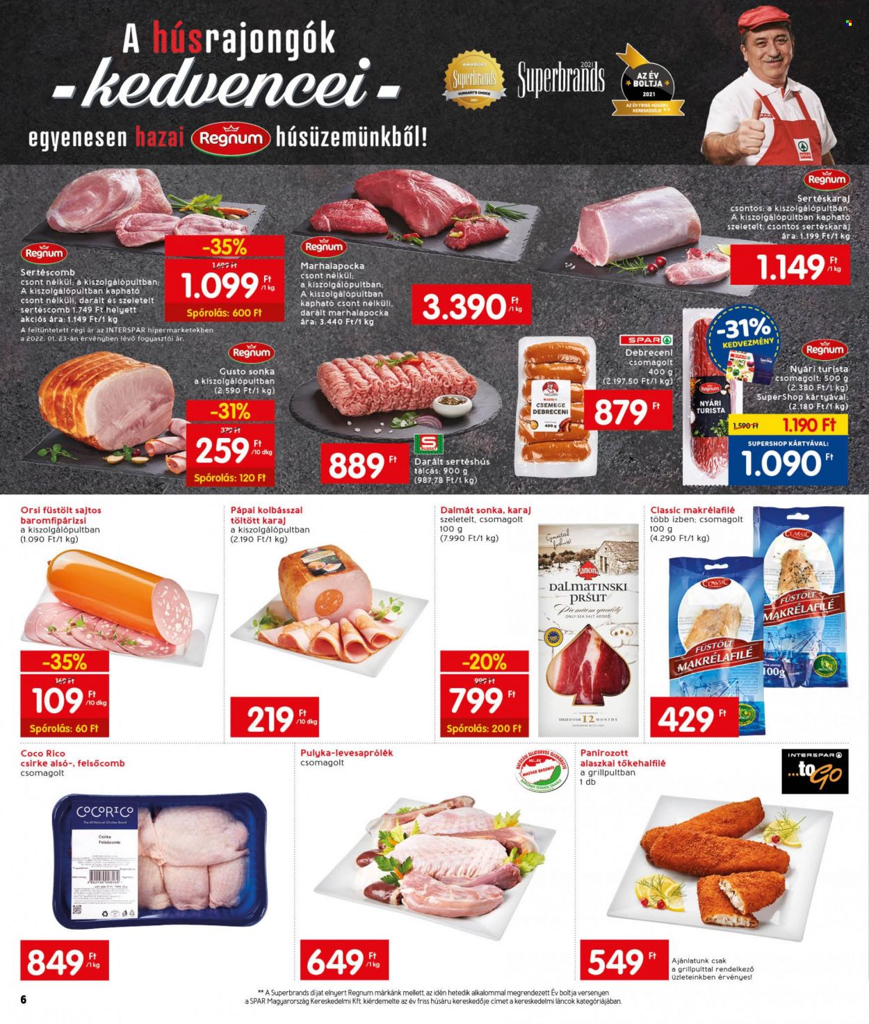 INTERSPAR akciós újságok - 2022.01.27 - 2022.02.02. Oldal 8