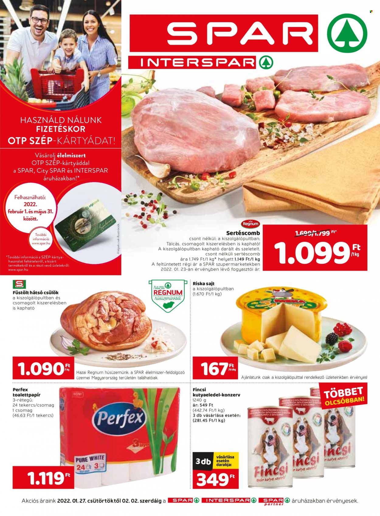 SPAR akciós újságok - 2022.01.27 - 2022.02.02. Oldal 1