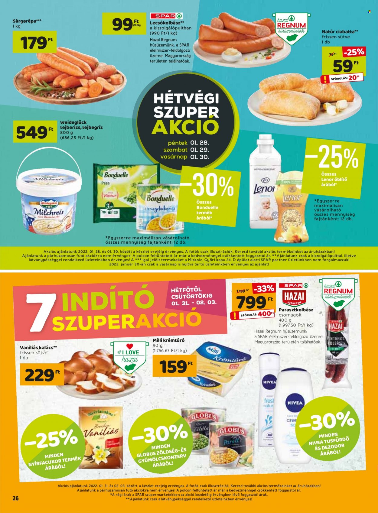 SPAR akciós újságok - 2022.01.27 - 2022.02.02. Oldal 32