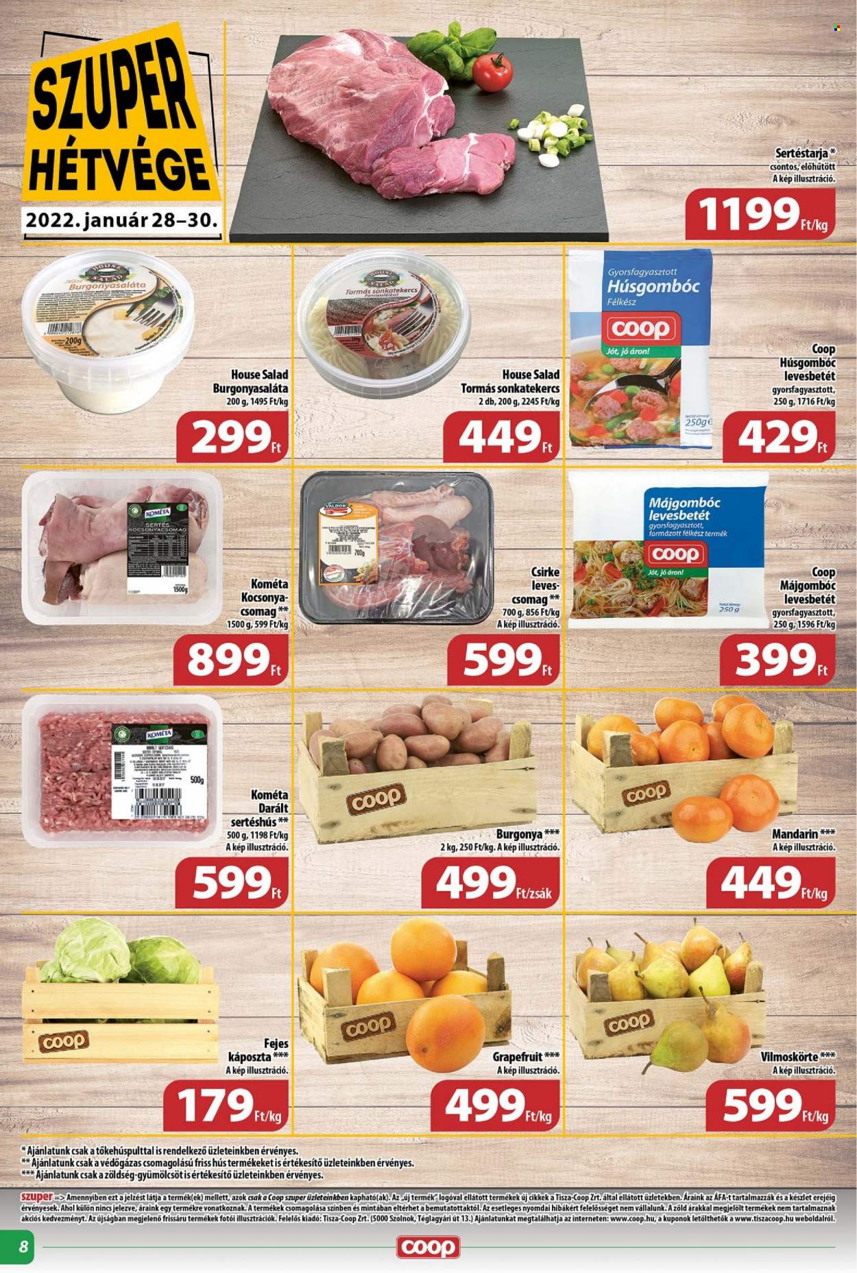 Coop akciós újságok - 2022.01.26 - 2022.02.01. Oldal 8