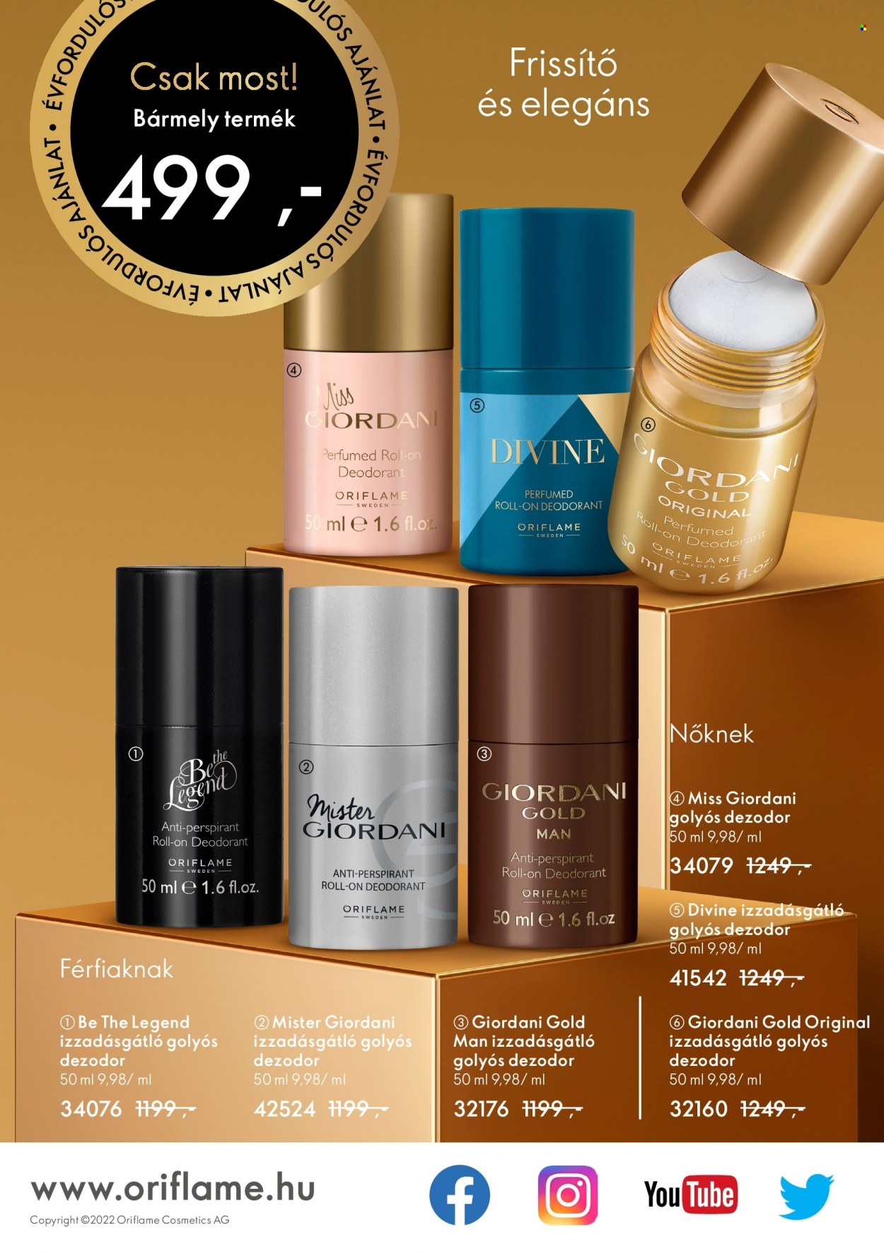Oriflame akciós újságok - 2022.01.25 - 2022.02.14. Oldal 152
