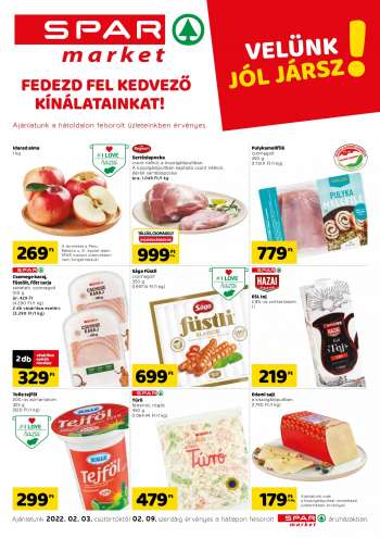 Újság SPAR market - 2022.02.03 - 2022.02.09.