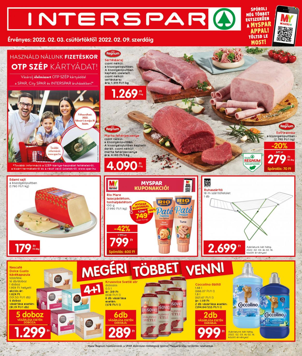 INTERSPAR akciós újságok - 2022.02.03 - 2022.02.09. Oldal 1