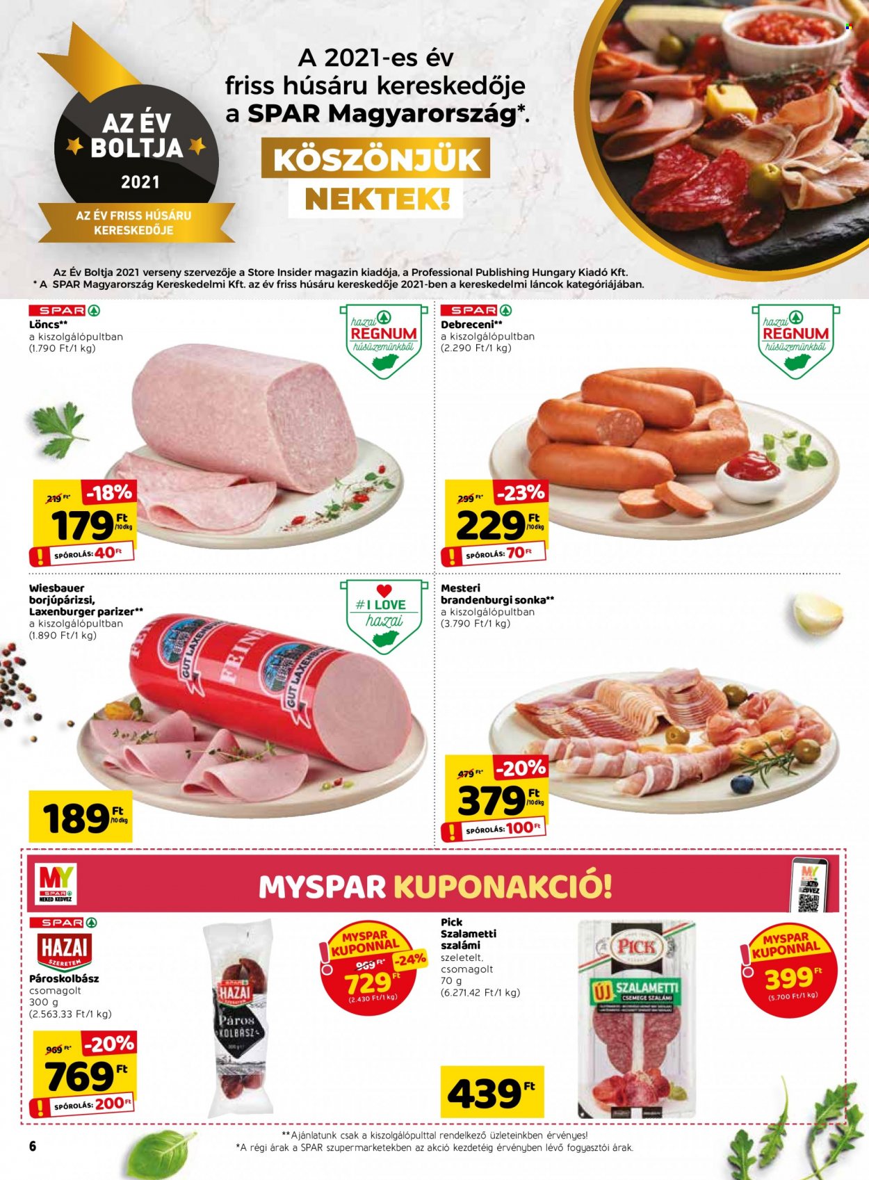 SPAR akciós újságok - 2022.02.03 - 2022.02.09. Oldal 8