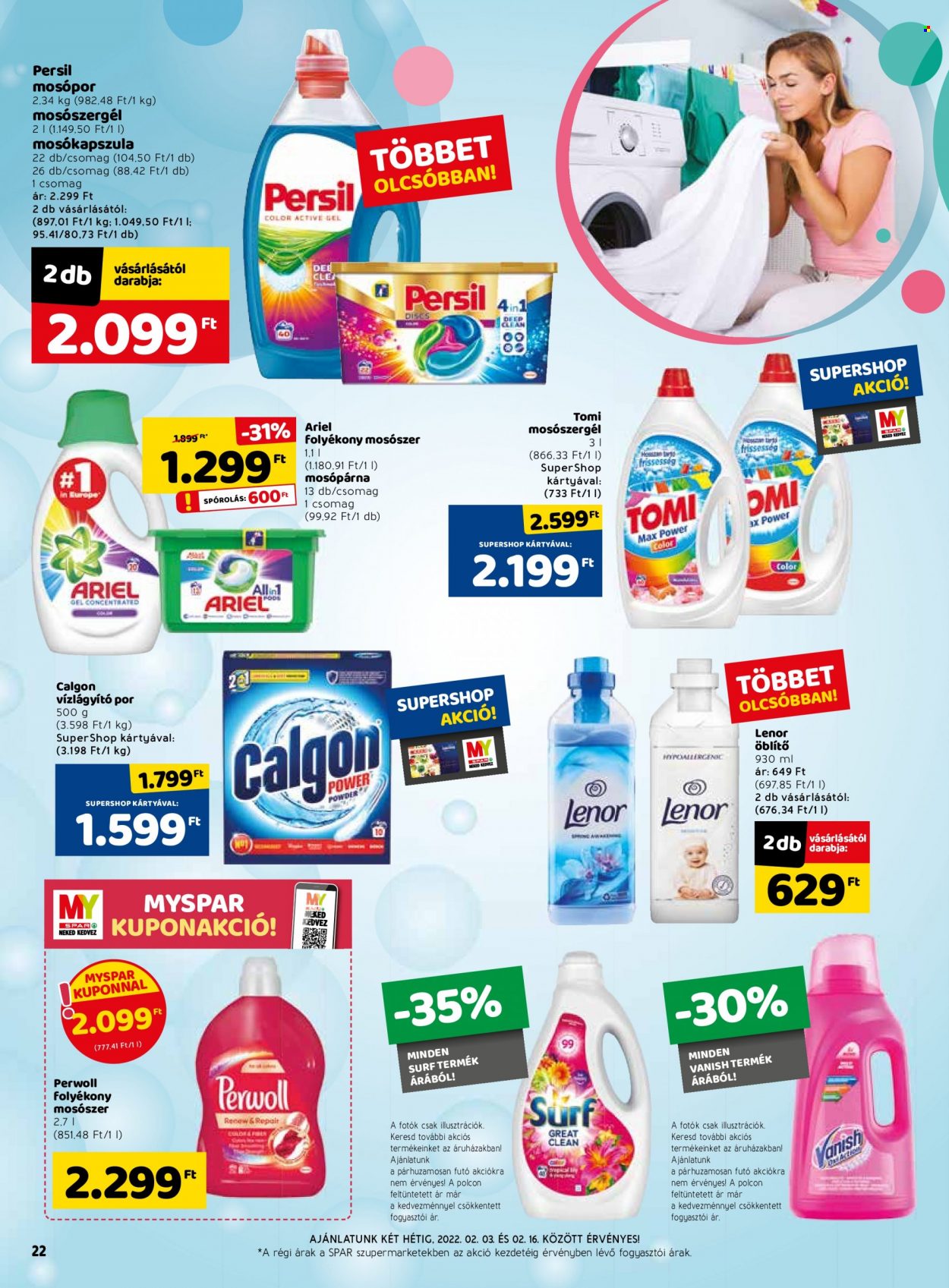 SPAR akciós újságok - 2022.02.03 - 2022.02.09. Oldal 28