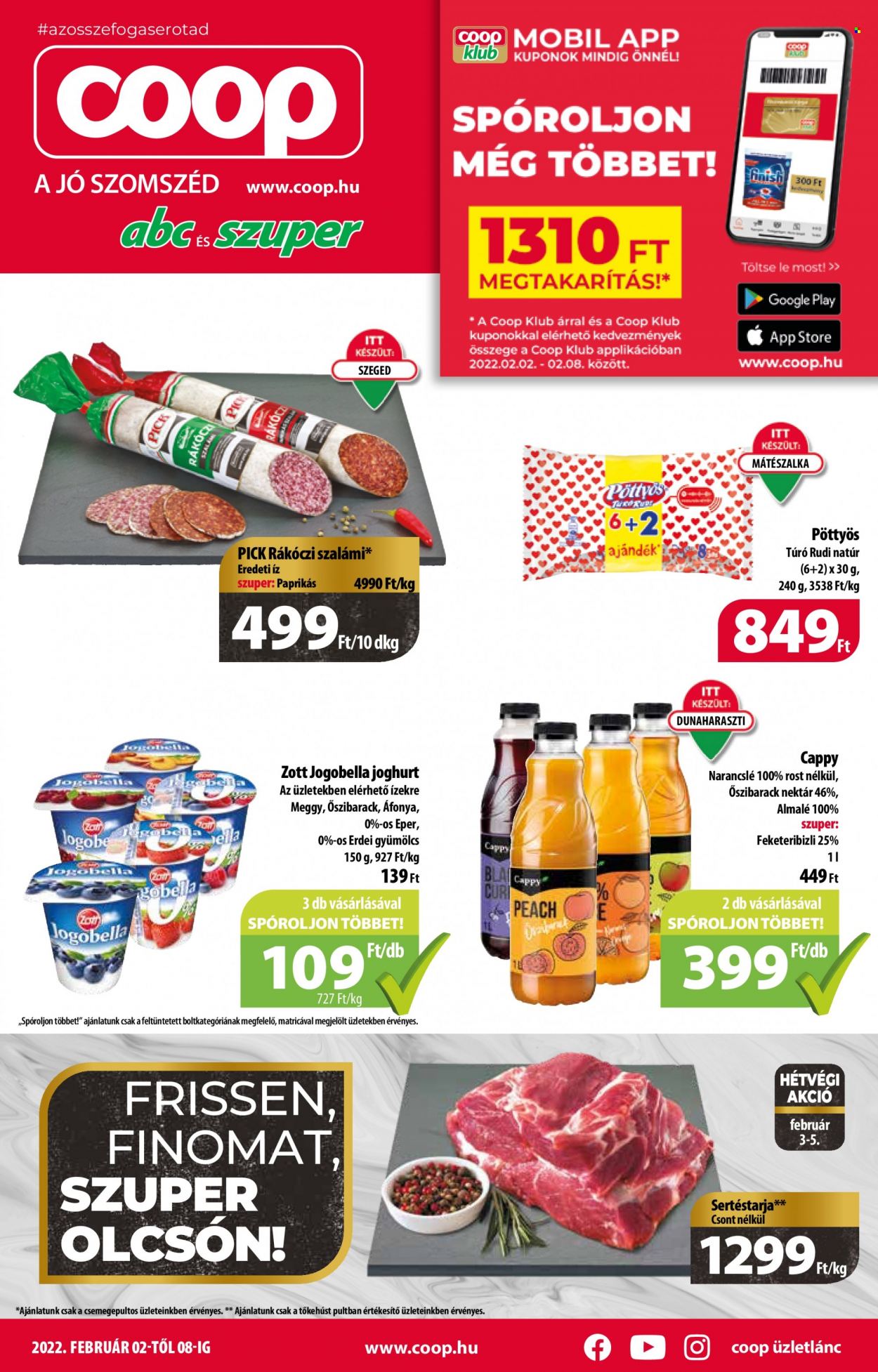 Coop akciós újságok - 2022.02.02 - 2022.02.08. Oldal 1