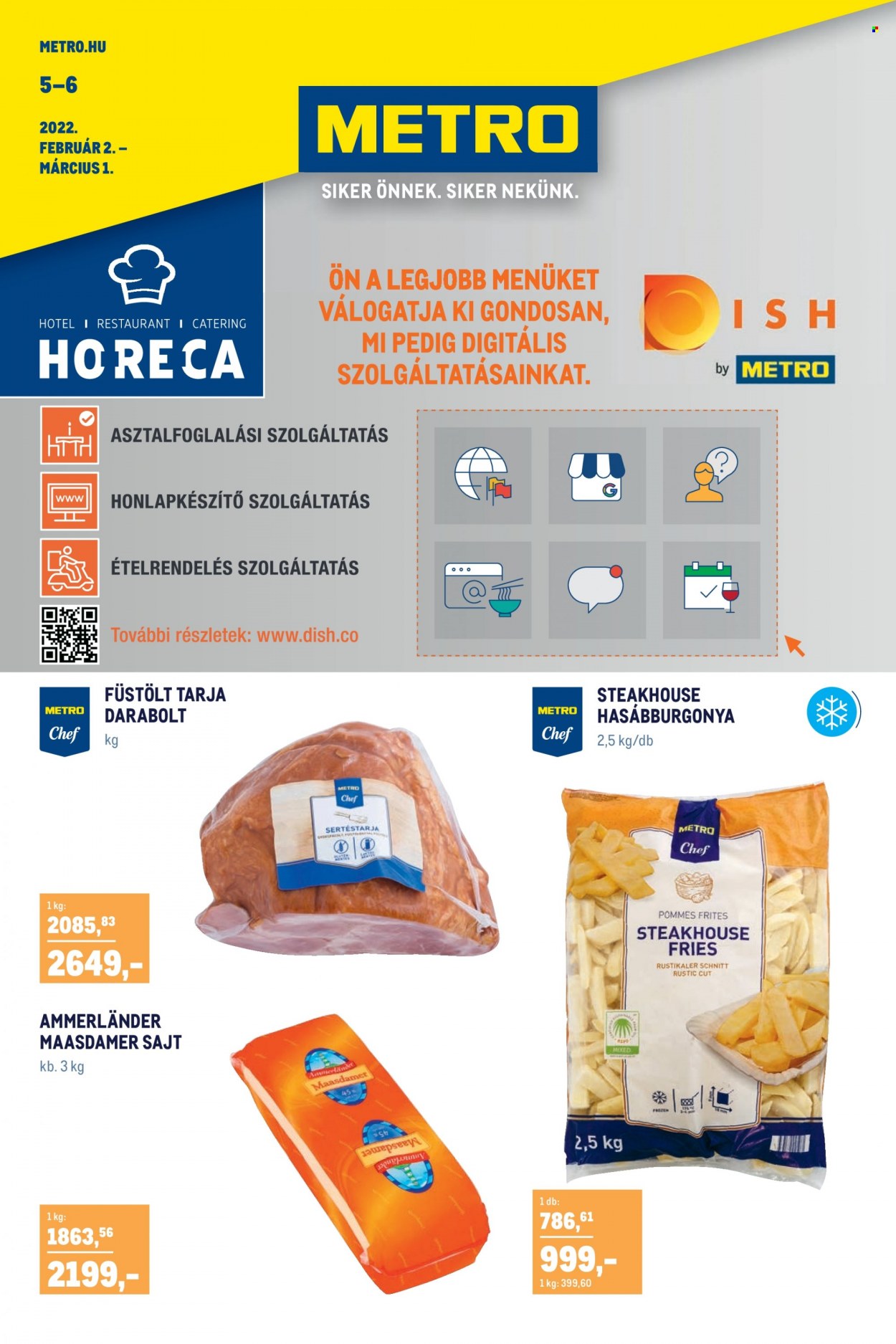 Metro akciós újságok - 2022.02.02 - 2022.03.01. Oldal 1