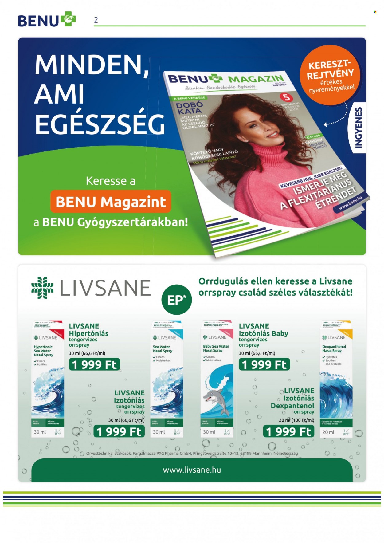 BENU Gyógyszertár akciós újságok - 2022.02.01 - 2022.02.28. Oldal 2