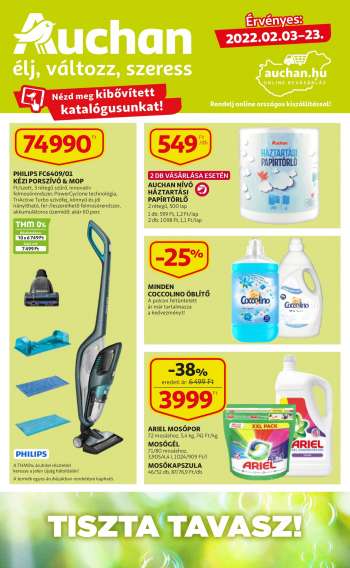 Újság Auchan - 2022.02.03 - 2022.02.23.