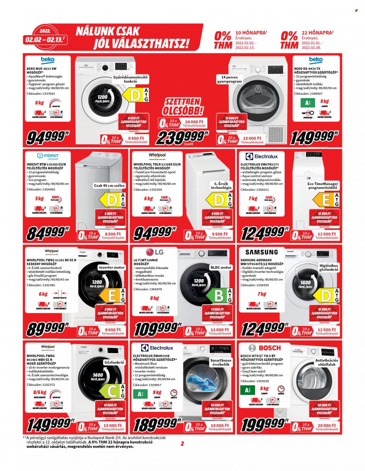 MediaMarkt akciós újságok - 2022.02.02 - 2022.02.13. Oldal 2