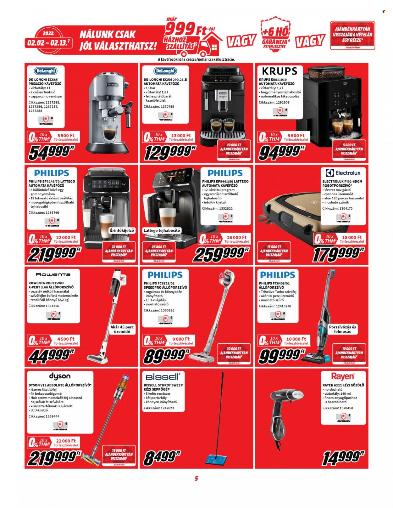 MediaMarkt akciós újságok - 2022.02.02 - 2022.02.13. Oldal 5