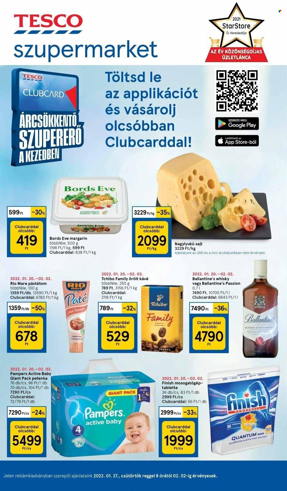 TESCO akciós újságok - 2022.01.27 - 2022.02.02. Oldal 1
