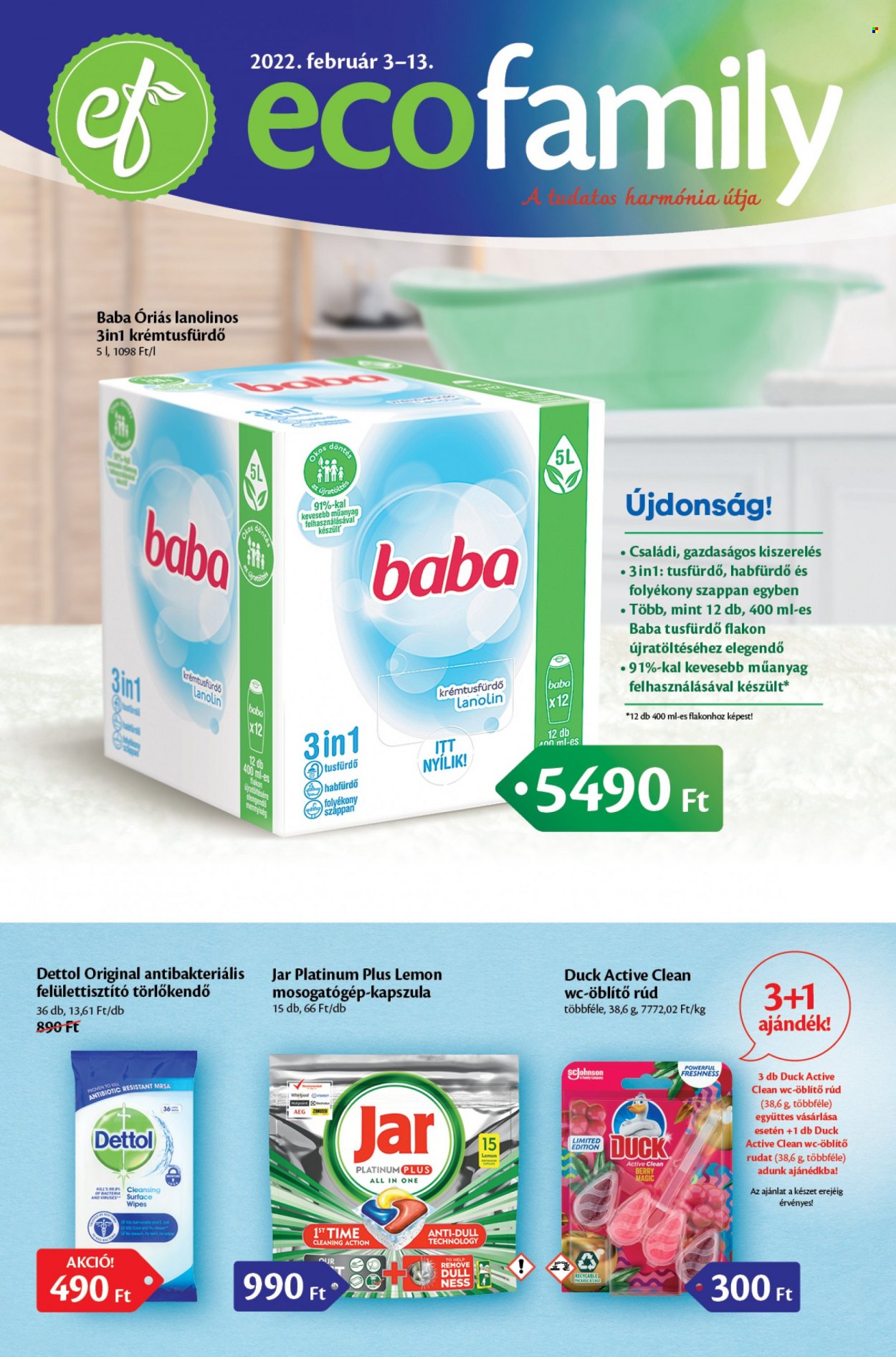 EcoFamily akciós újságok - 2022.02.03 - 2022.02.13. Oldal 1