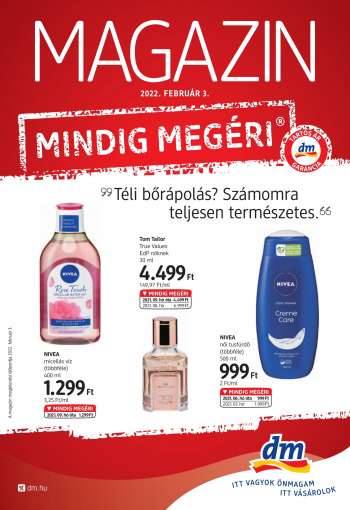 Újság dm drogerie markt - 2022.02.03 - 2022.02.28.