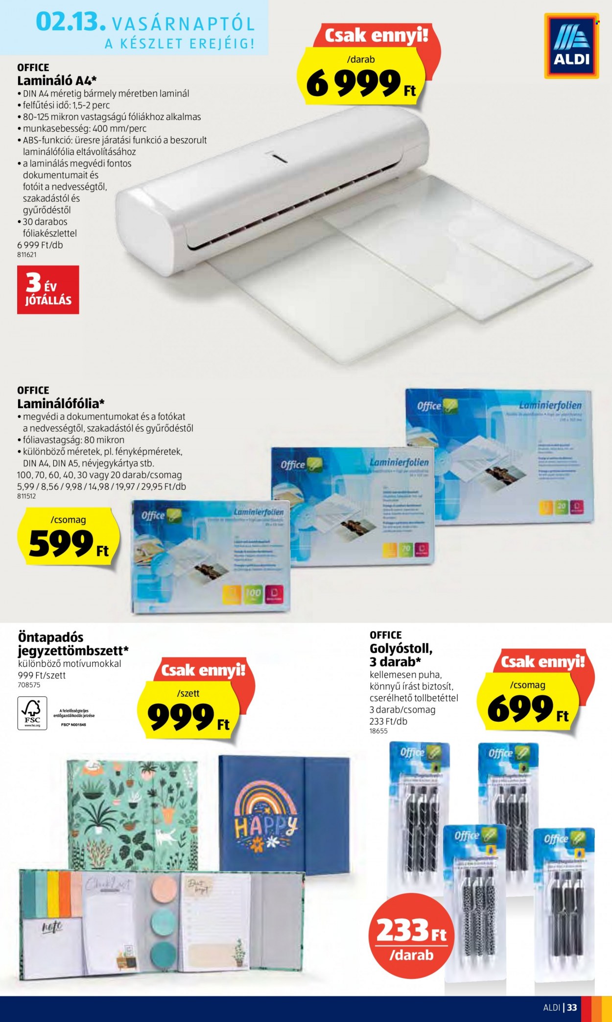 Aldi akciós újságok - 2022.02.10 - 2022.02.16. Oldal 33