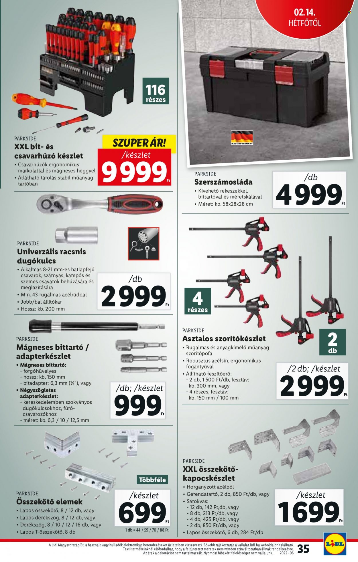 Lidl akciós újságok - 2022.02.10 - 2022.02.16. Oldal 35