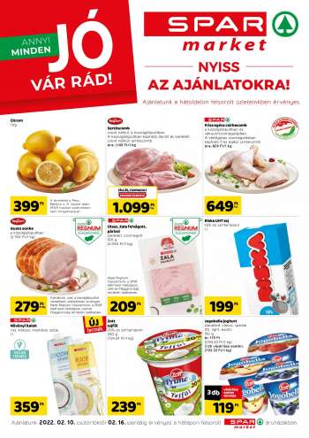 Újság SPAR market - 2022.02.10 - 2022.02.16.