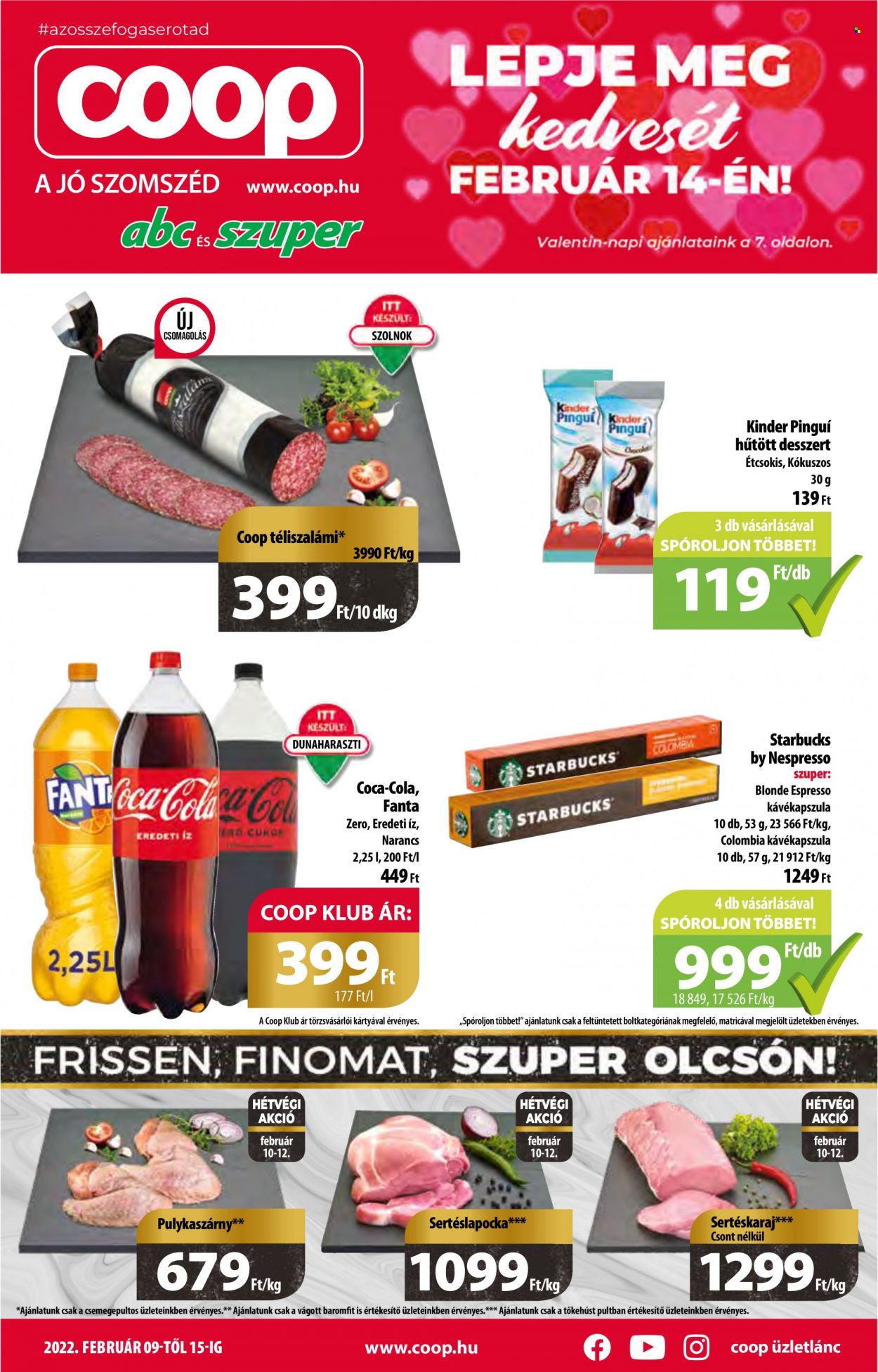 Coop akciós újságok - 2022.02.09 - 2022.02.15. Oldal 1