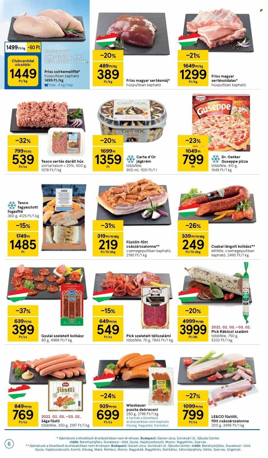 TESCO akciós újságok - 2022.02.10 - 2022.02.16. Oldal 6