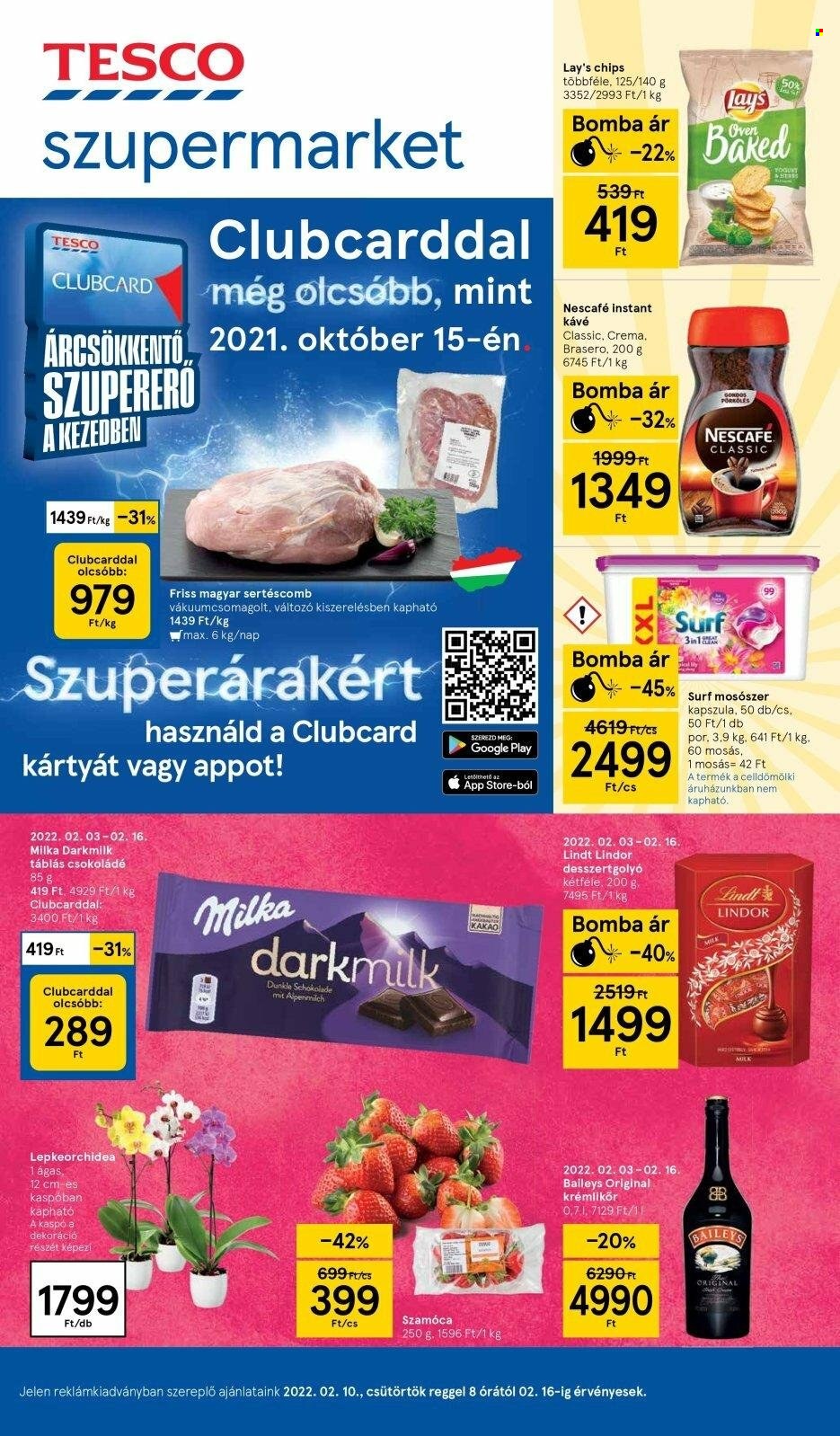 TESCO akciós újságok - 2022.02.10 - 2022.02.16. Oldal 1