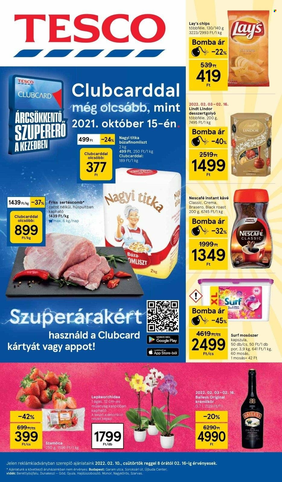 TESCO akciós újságok - 2022.02.10 - 2022.02.16. Oldal 1