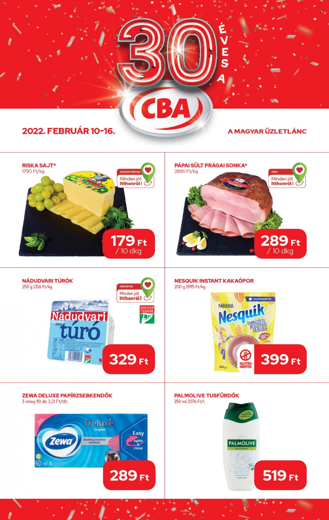 CBA akciós újságok - 2022.02.10 - 2022.02.16. Oldal 1
