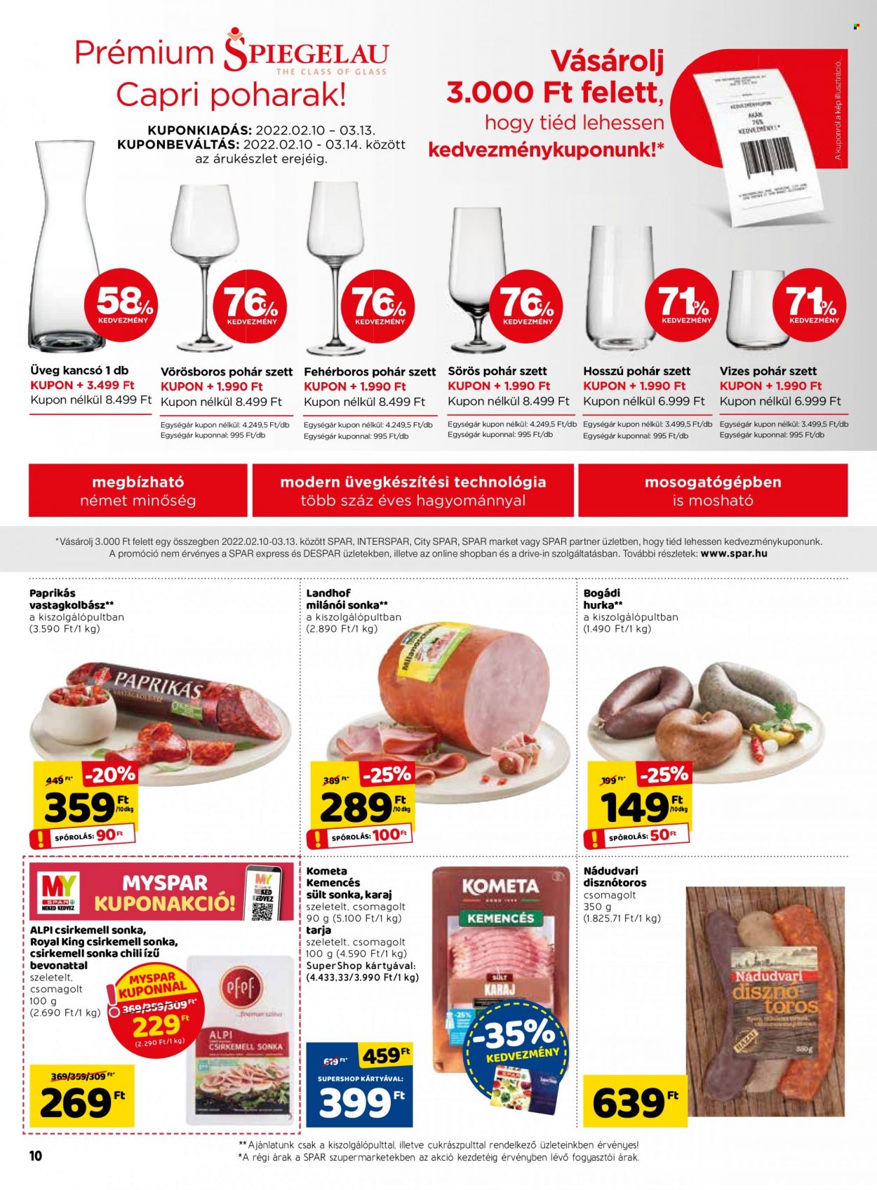 SPAR akciós újságok - 2022.02.10 - 2022.02.16. Oldal 14