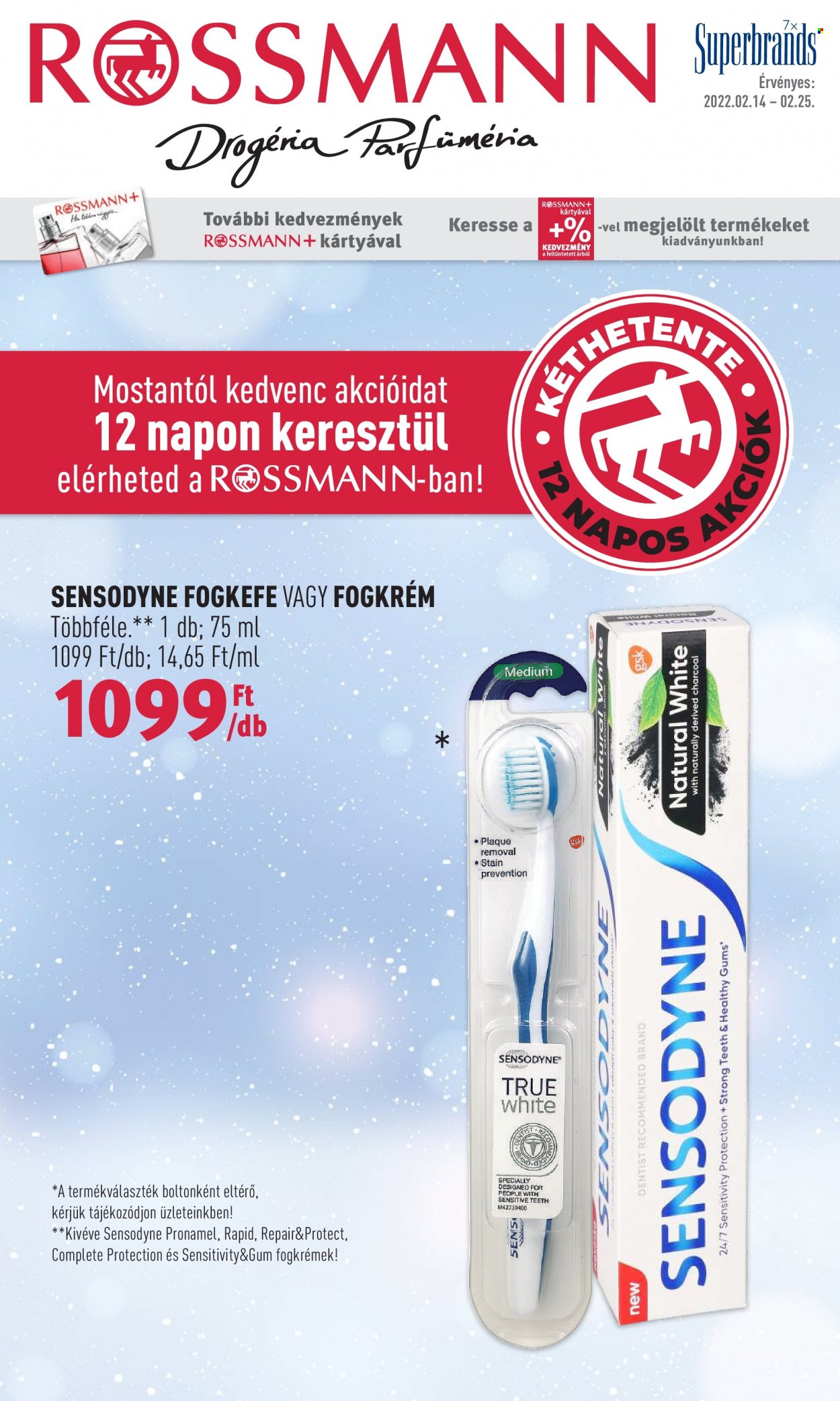 Rossmann akciós újságok - 2022.02.14 - 2022.02.25. Oldal 1