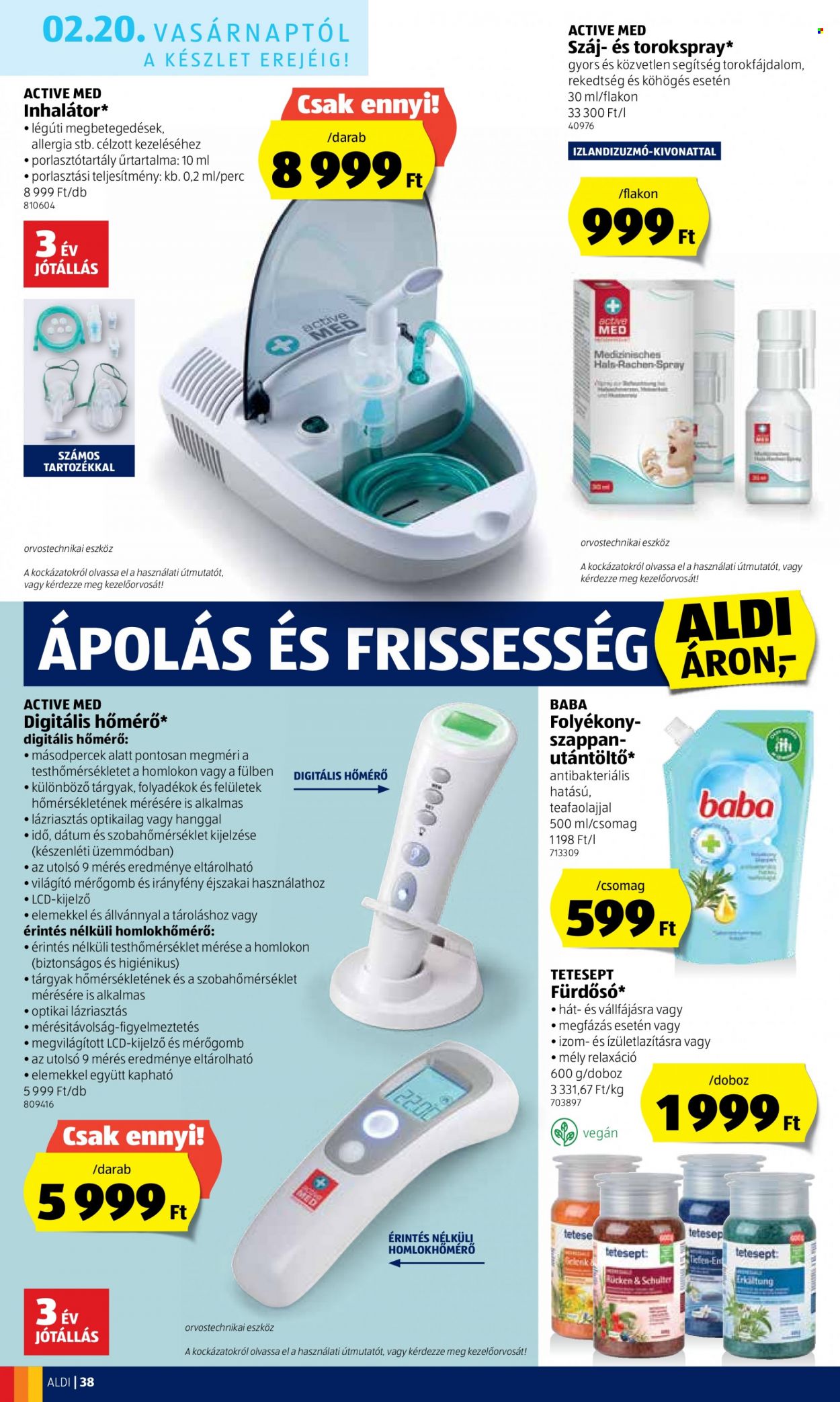 Aldi akciós újságok - 2022.02.17 - 2022.02.23. Oldal 38