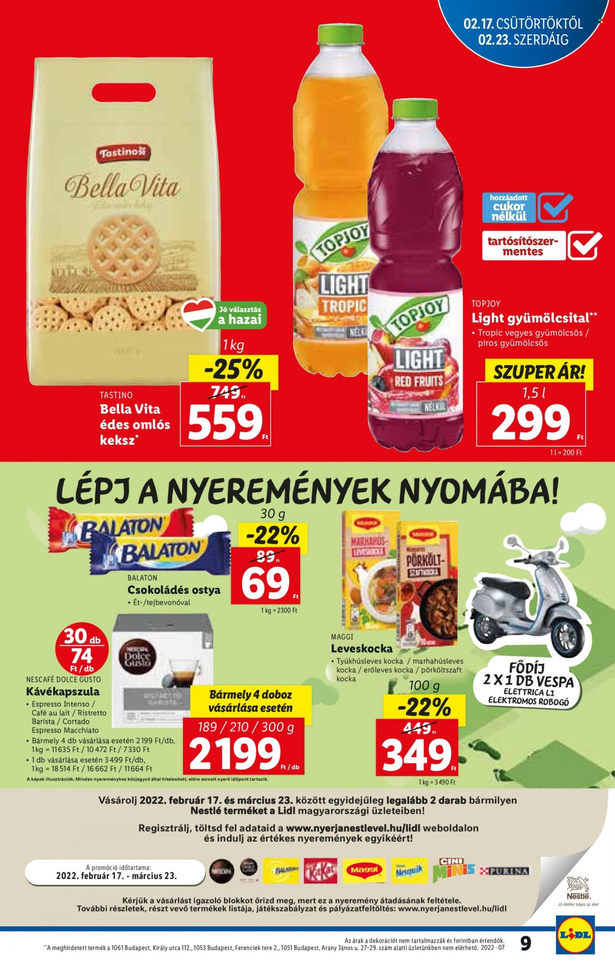 Lidl akciós újságok - 2022.02.17 - 2022.02.23. Oldal 9