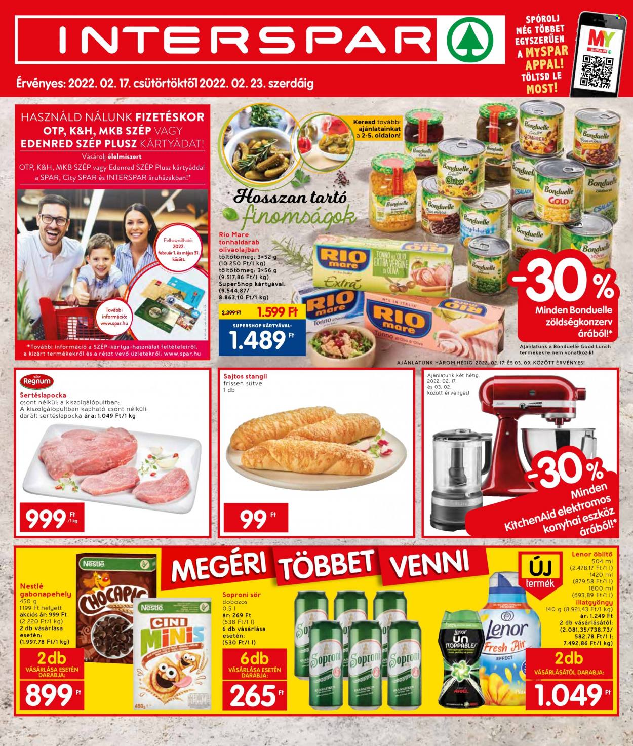 INTERSPAR akciós újságok - 2022.02.17 - 2022.02.23. Oldal 1