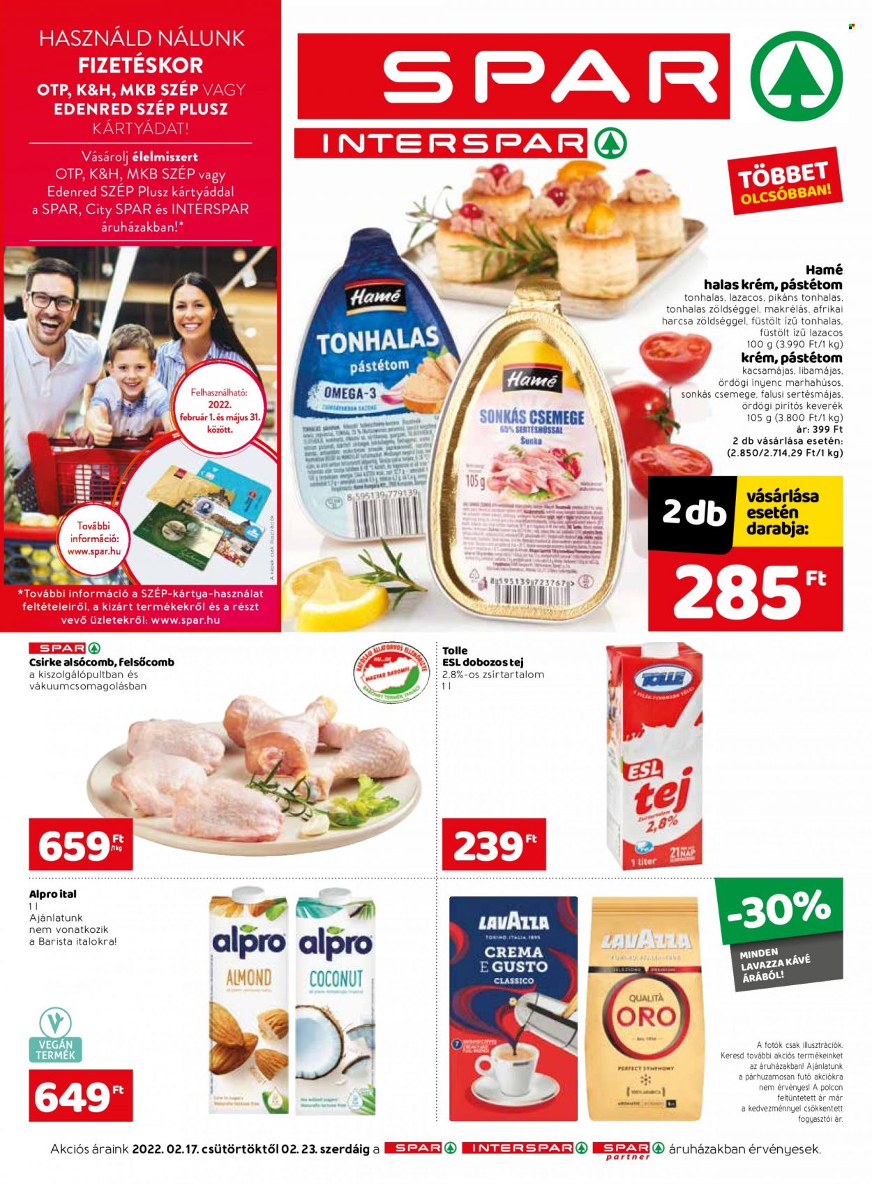 SPAR akciós újságok - 2022.02.17 - 2022.02.23. Oldal 1